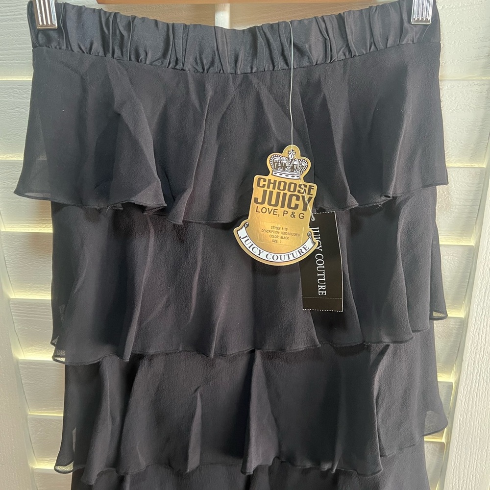 Juicy Couture Tiered Black Dress